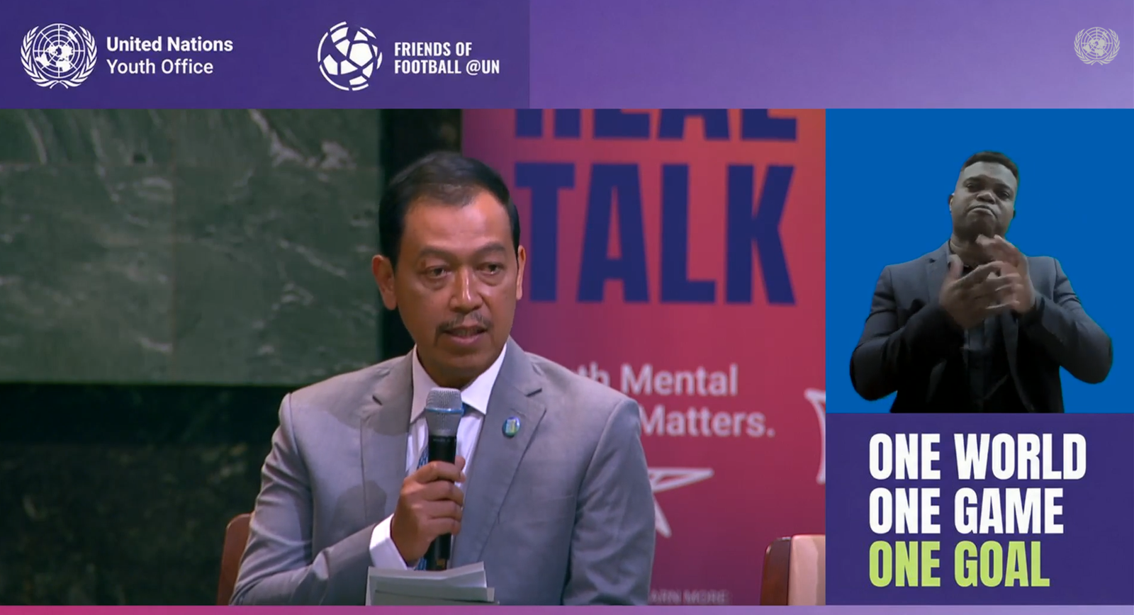 UniLeague Jadi Sorotan Kemenlu RI di Forum PBB, Cuwitan Digital Perluas Kampanye Sepak Bola untuk Kesehatan Mental